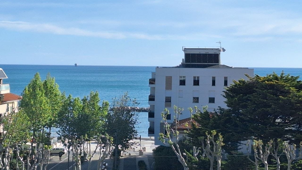 View of the Adriatic Sea from the apartment's wrap-around balcony